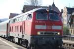 218 487 mit RE/IC2013 nach oberstorf in immenstadt