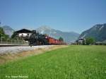 dampfloks/158860/lok-4-ex-bosnien-83-- Lok 4 ex Bosnien 83 - 076 (BHLB) der Zillertaler Verkehrsbetriebe mit dem nostalgischen Dampfzug nach Mayrhofen im Zillertal am 23.8.11

